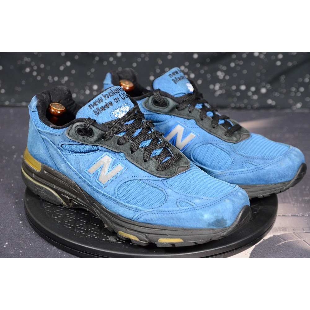 New Balance 993 Shoes Womens Size 10.5 Blue Suede Made In USA Running Sneakers
